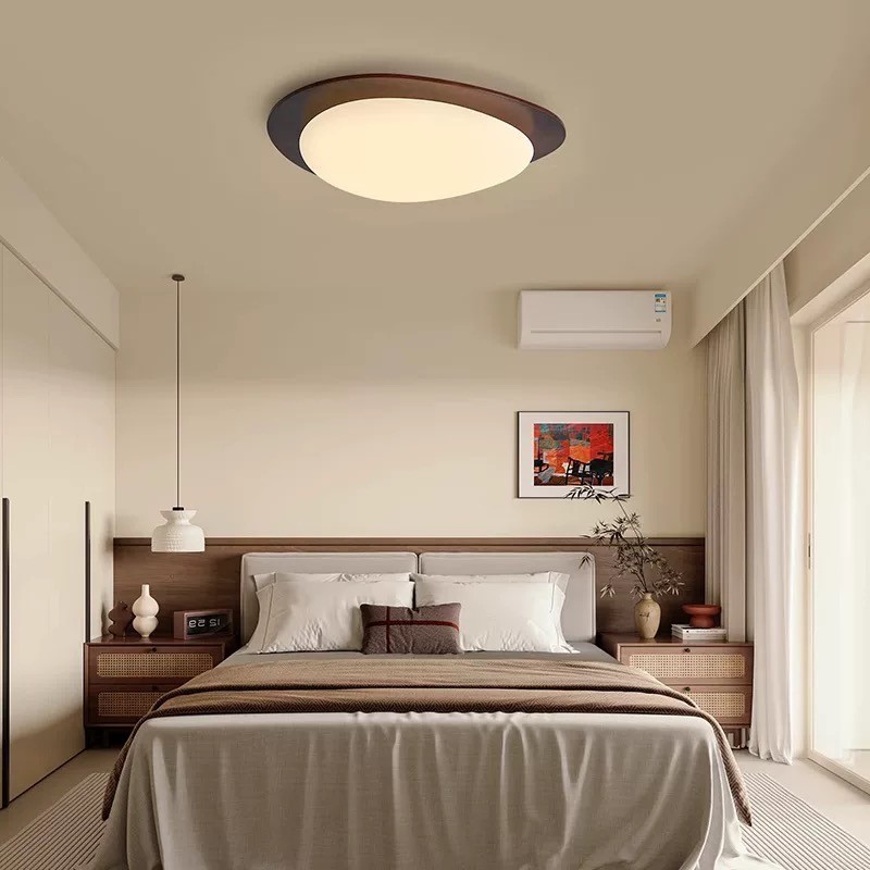 Pebble Walnut Ceiling Light M335