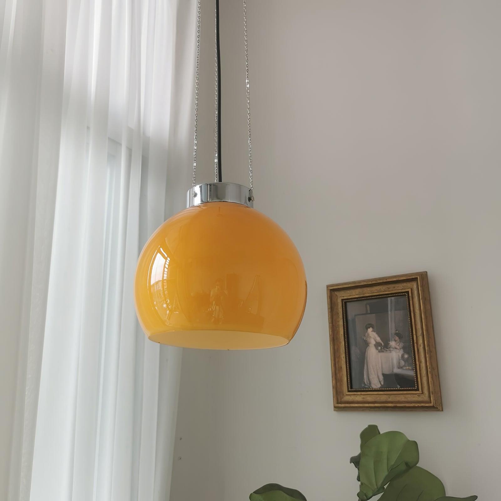 Vintage Bauhaus Creative Hemispherical Pendant Light M540