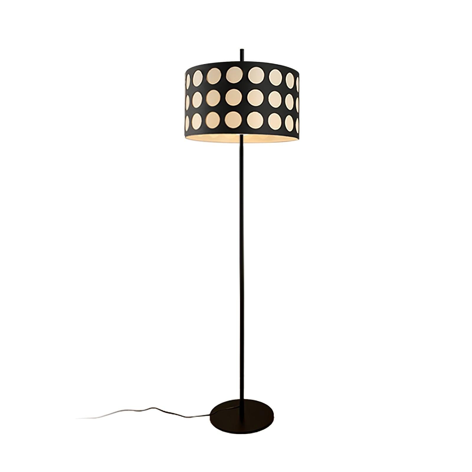Geometry Polka Arc Fabric Floor Lamp S363
