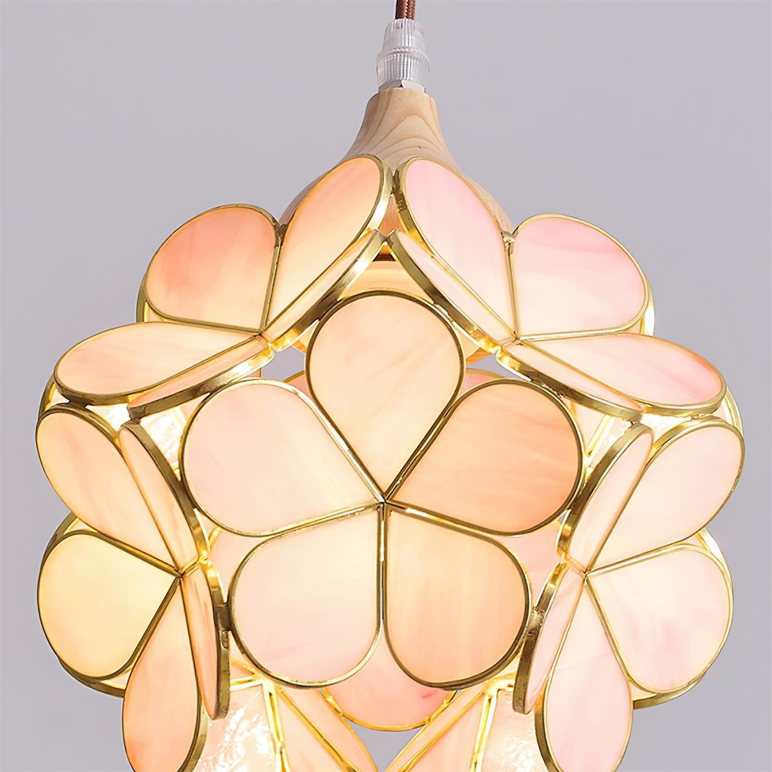 French Creative Pastoral Style Flower Pendant Light M136