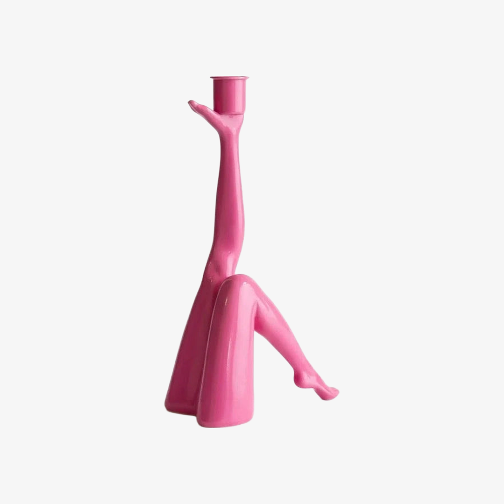 Kickra Abstract Leg-Base Candle Holder – Unique Home Accessory U22