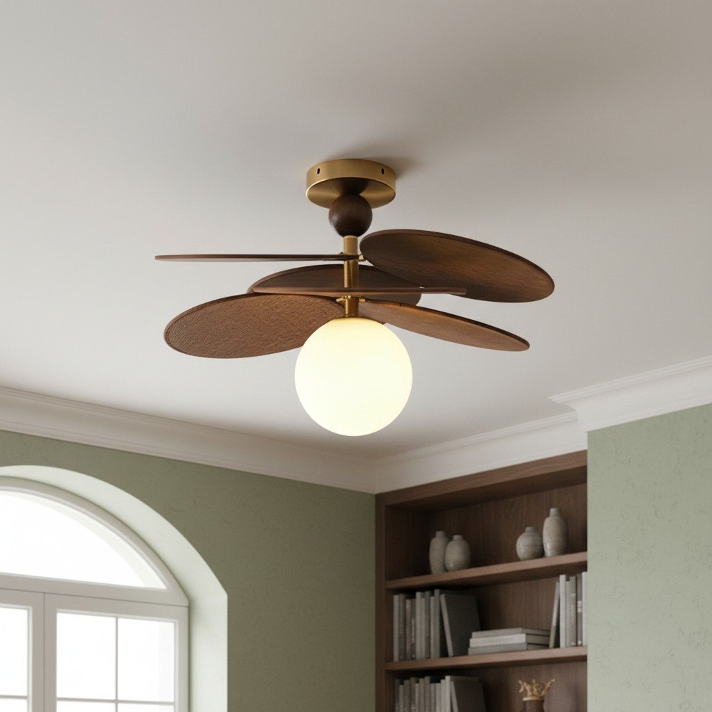 Orrise Overlapping Blade Design Ceiling Light - Contemporary Decorative Light for Interiors T519