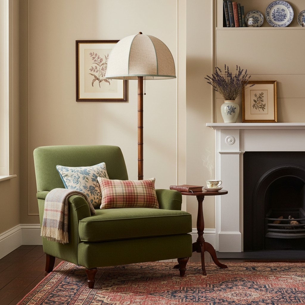 Elmora Sculptural Floor Lamp with Textured Base - Modern Standing Light for Living Room T1143