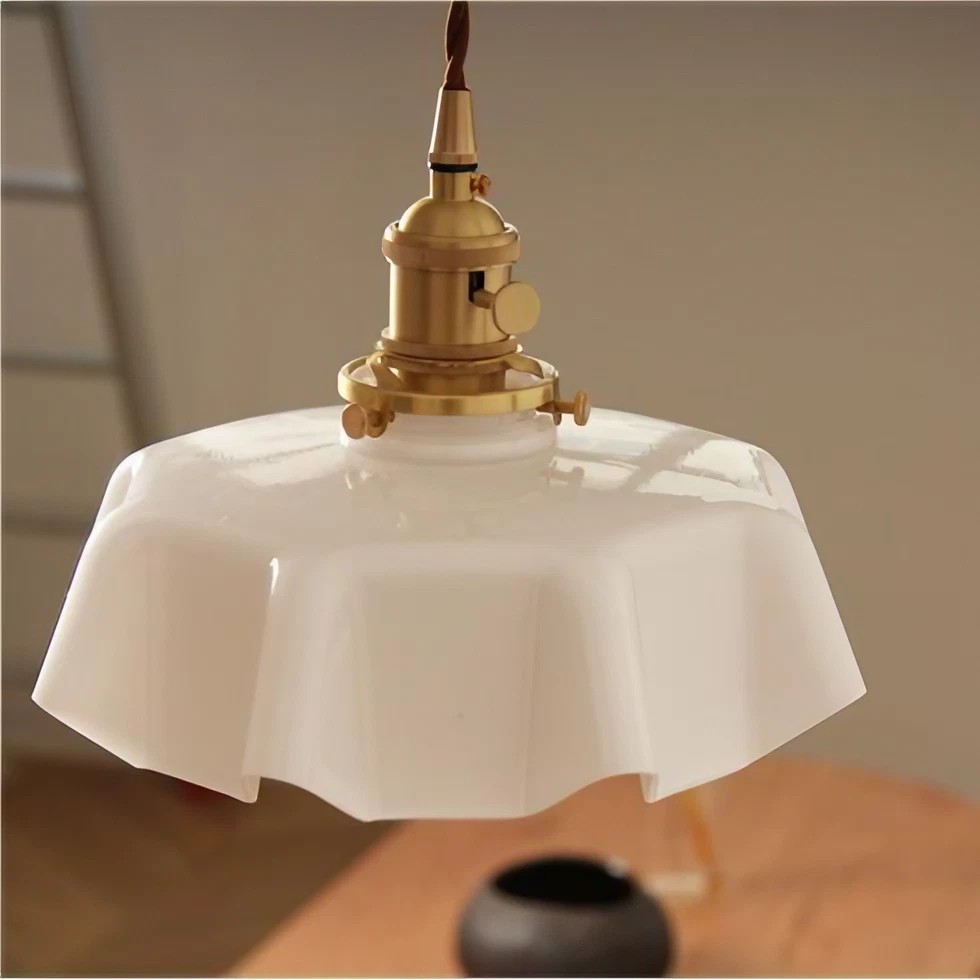 Retro Minimalist Glass Pendant Light