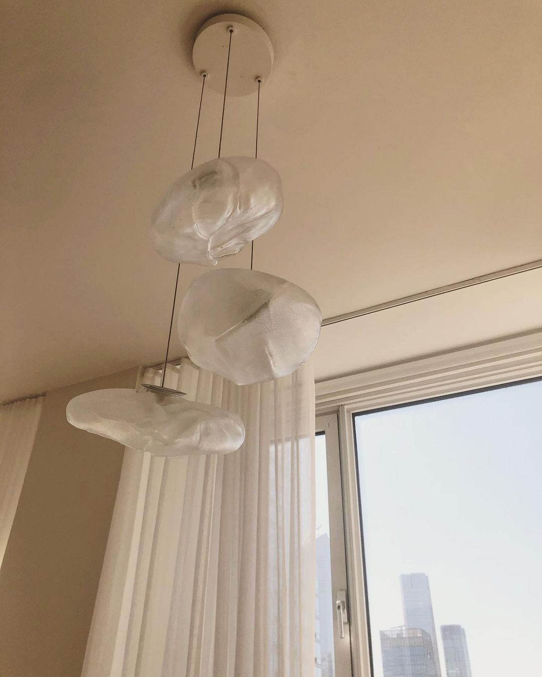 Multi-Head Irregular Glass Bubble Chandelier M79