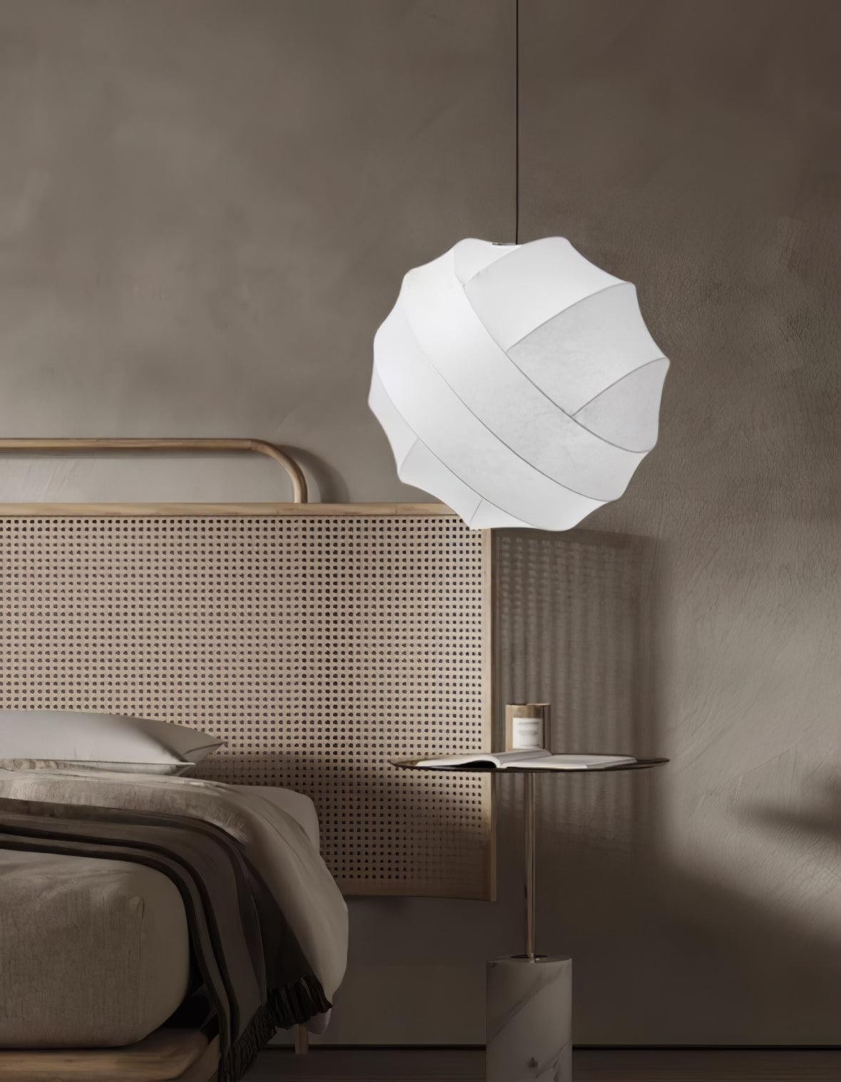 Wabi-Sabi Style Fiber Cocoon Pendant Lamp M400