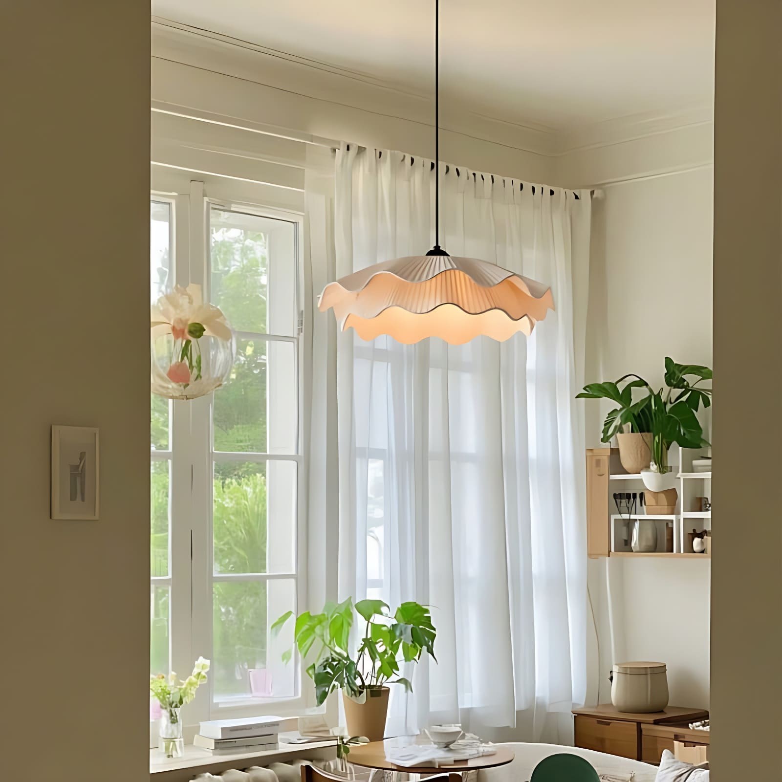 French Style White Pendant Light M80