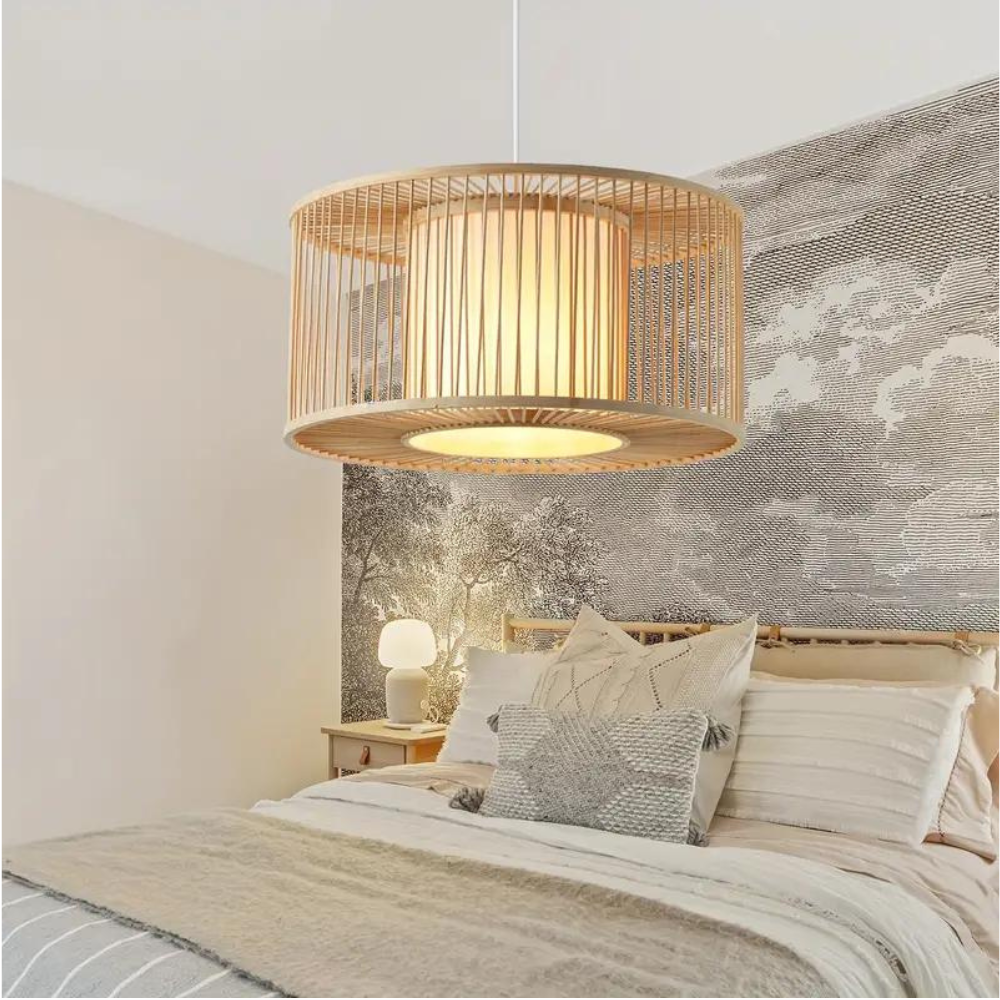 Night Butterfly Bamboo Pendant Light T2124