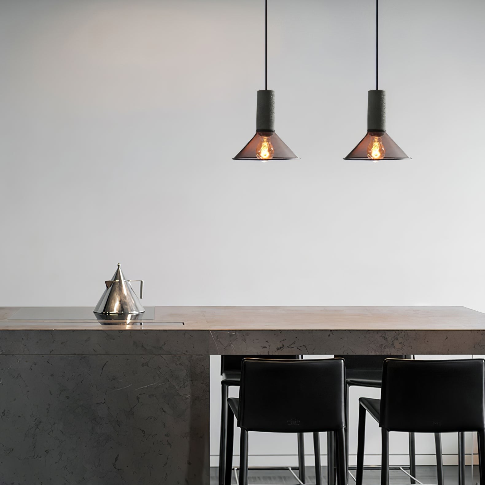 Cement Mesh Pendant Light M566
