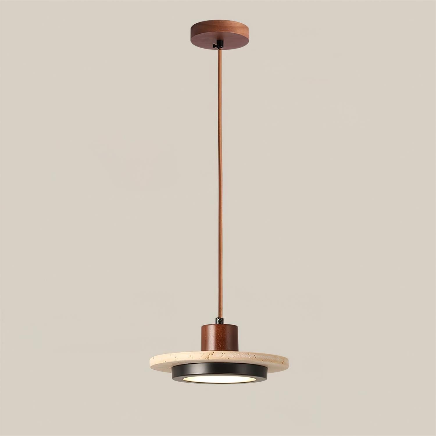 Creative Retro Regular Disc LED Pendant Lamp M152