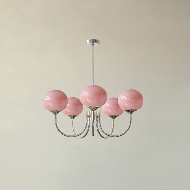 Bauhaus Glass Ball Marshmallow Chandelier S200