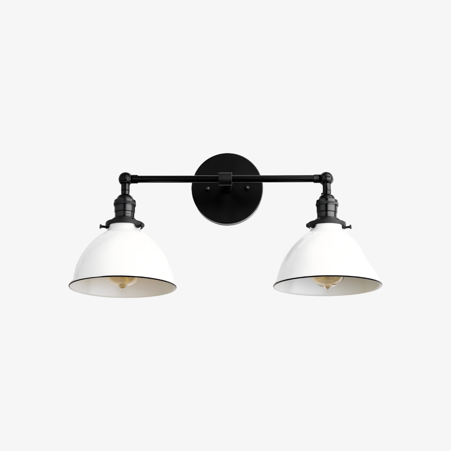 Conique Metal Industrial Vanity Light - Modern Bathroom Lighting Fixture T335