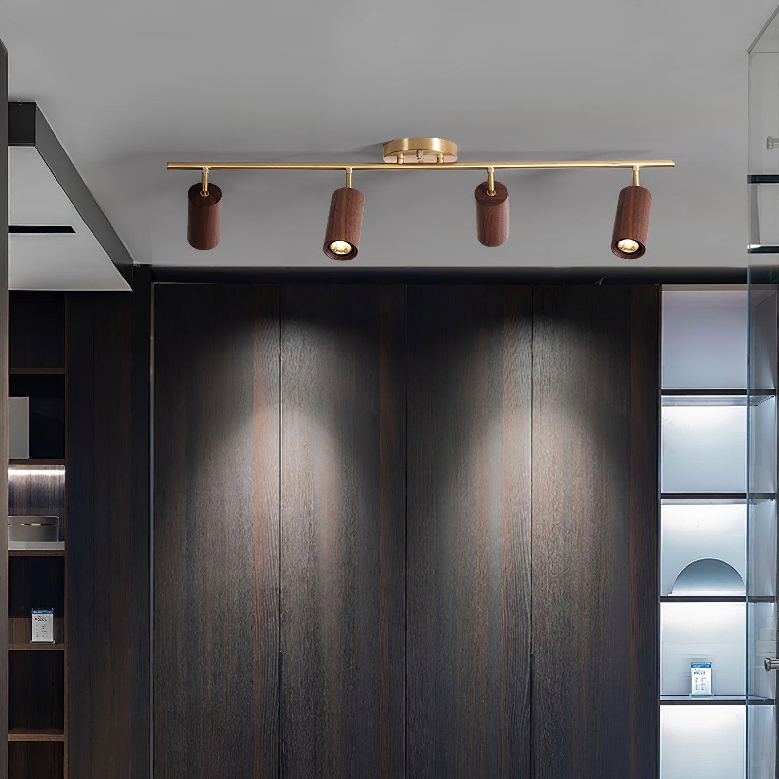 Fashion Wooden Modern Track Lighting M12