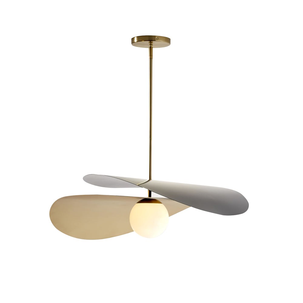 Nordic Simple Double-layer Spherical Glass Ball Chandelier M24