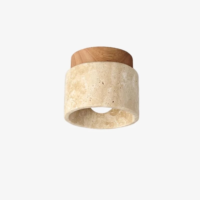 Travira Wabi Sabi Ceiling Light Organic Textured Marble Ceiling Lamp for Hallway T503