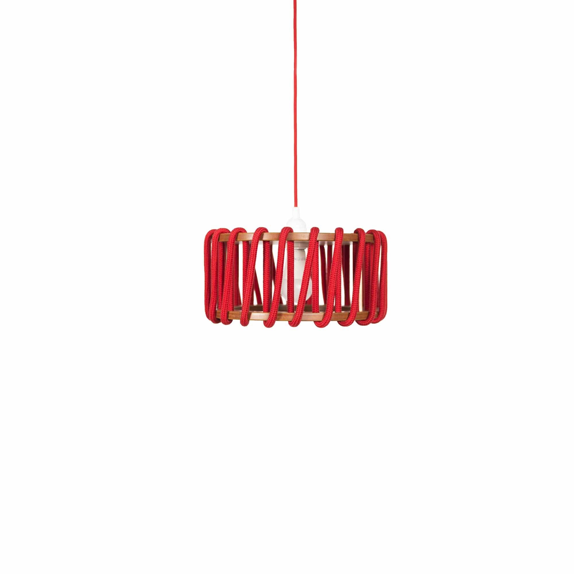 Macaron Rope-wrapped Wooden Pendant Lamp S179