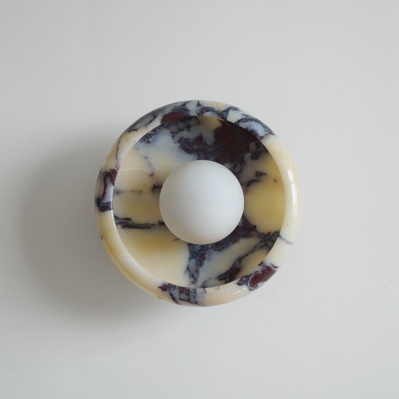 Bowl - Shaped Marble Wall Lamp P064