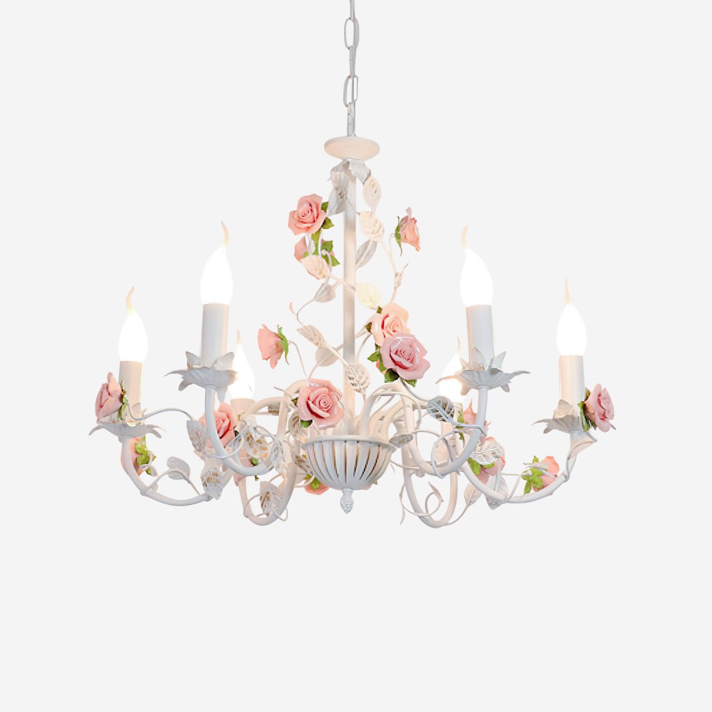Rose Flowers Chandelier P060
