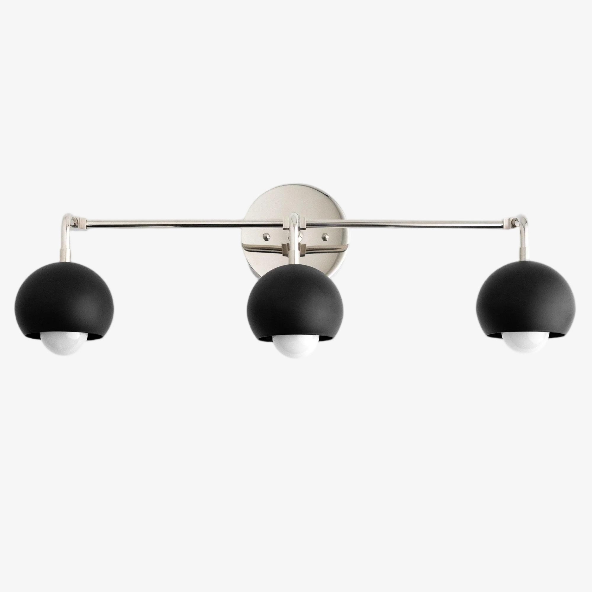 Metio Dome Decorative Vanity Light - Classic Orb Shade Bathroom Wall Lamp T324