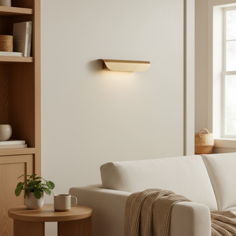 Hidra Modern Metal Wall Sconce - Minimalist Down-Light Sconce for Modern Homes T737