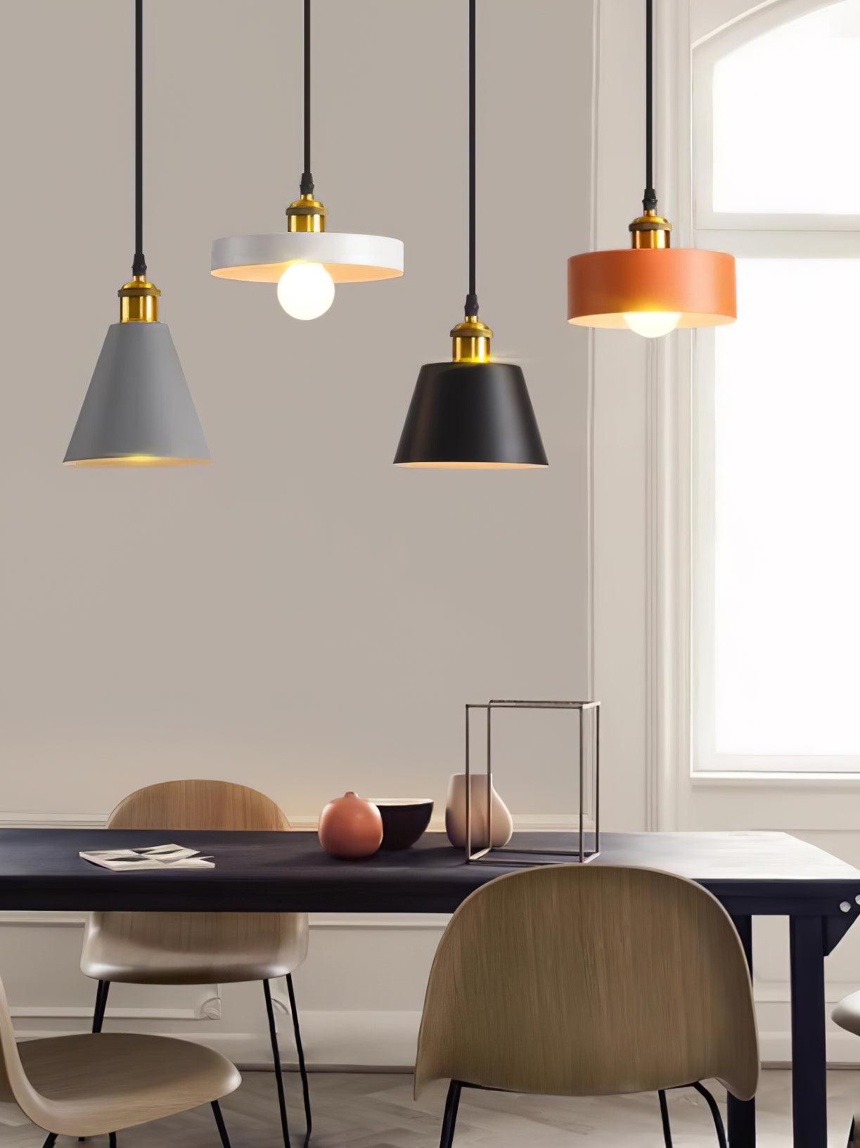 Modern Resin Geometric Pendant Lamp M326