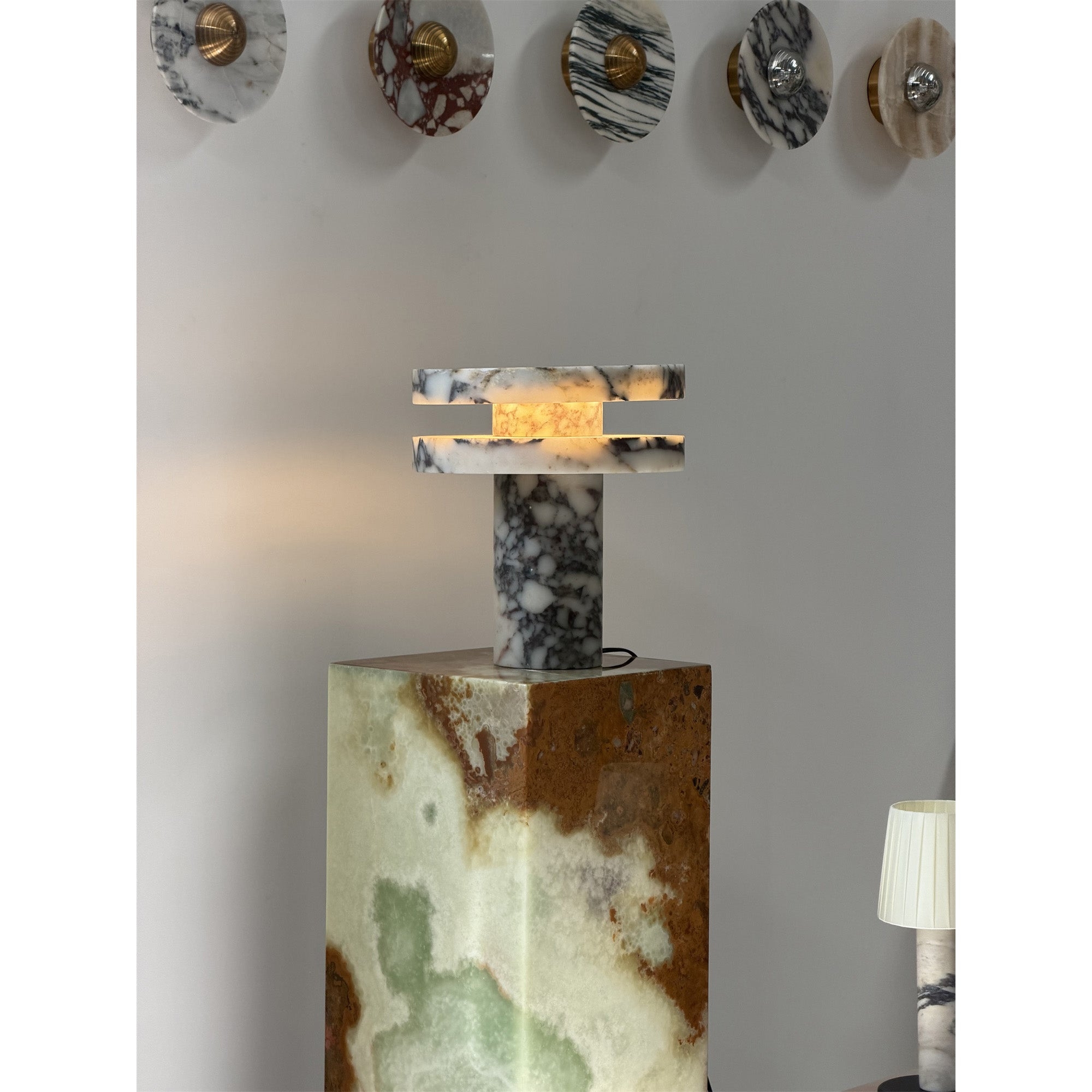 Pillar Marble Table Lamp T1791