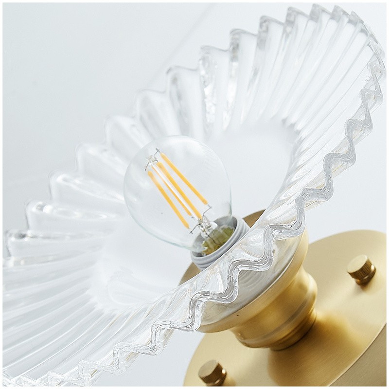 Japanese Retro Glass Ceiling Lamp For Bedroom Hallway S62