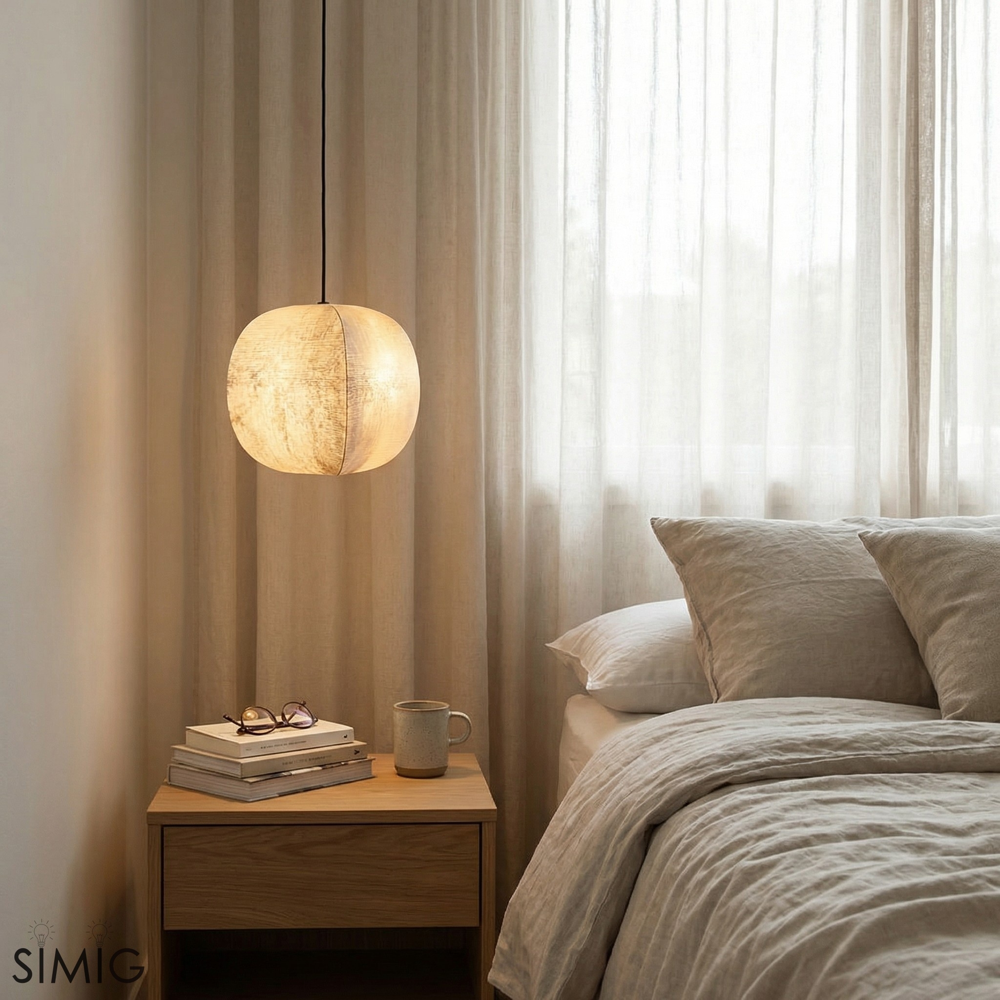 Diora Sculptural Pendant Light ‑ Modern Metal Design for Living Room T802