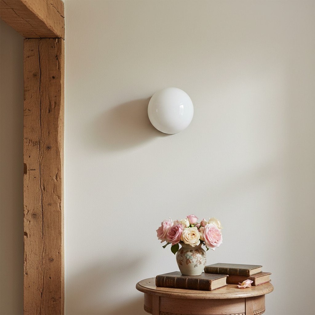 Glorica Glass Globe Wall Sconce - Multi-Color Modern Minimalist Light T359