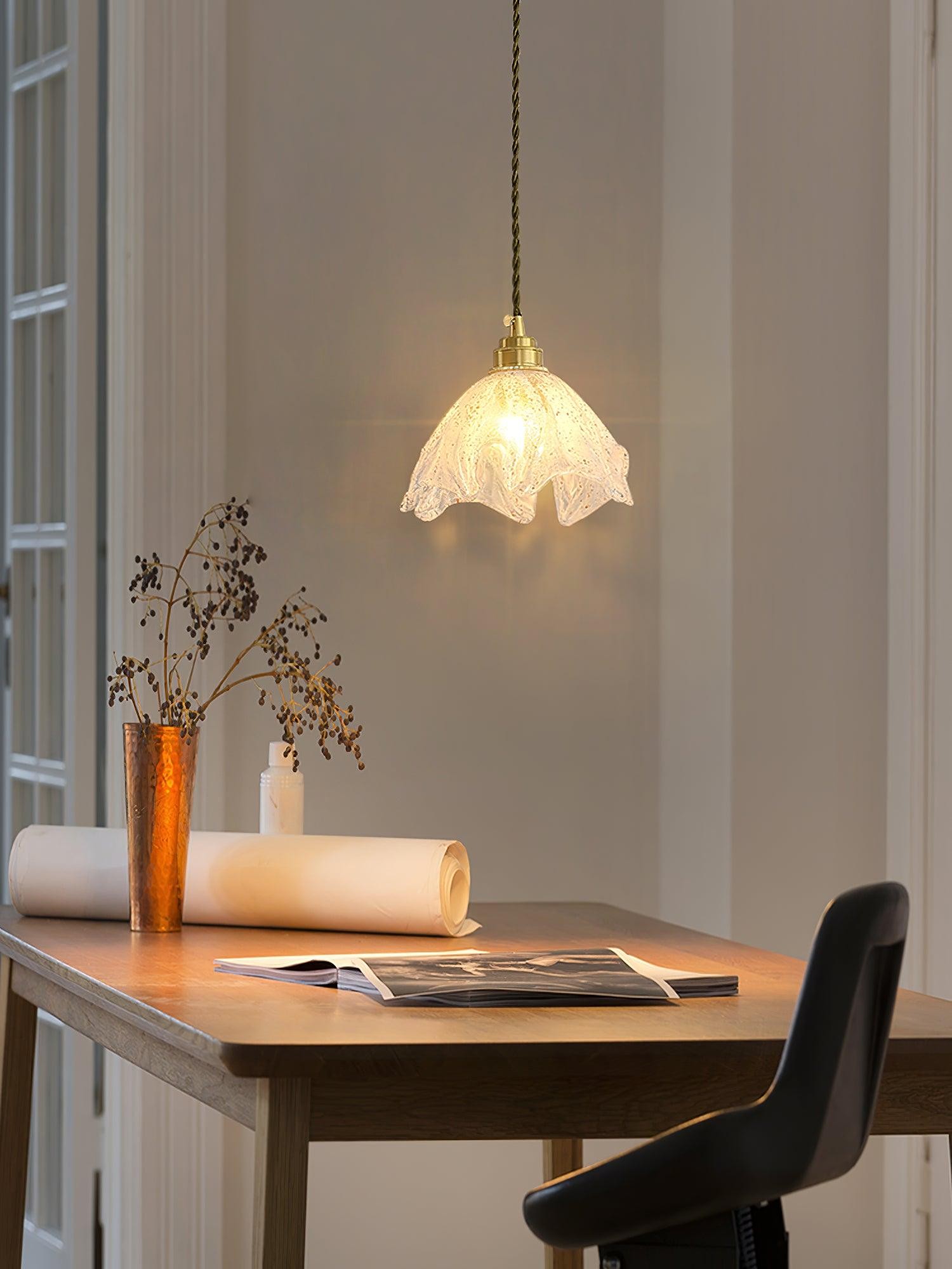 Lotus Crystal Small Pendant Light M539