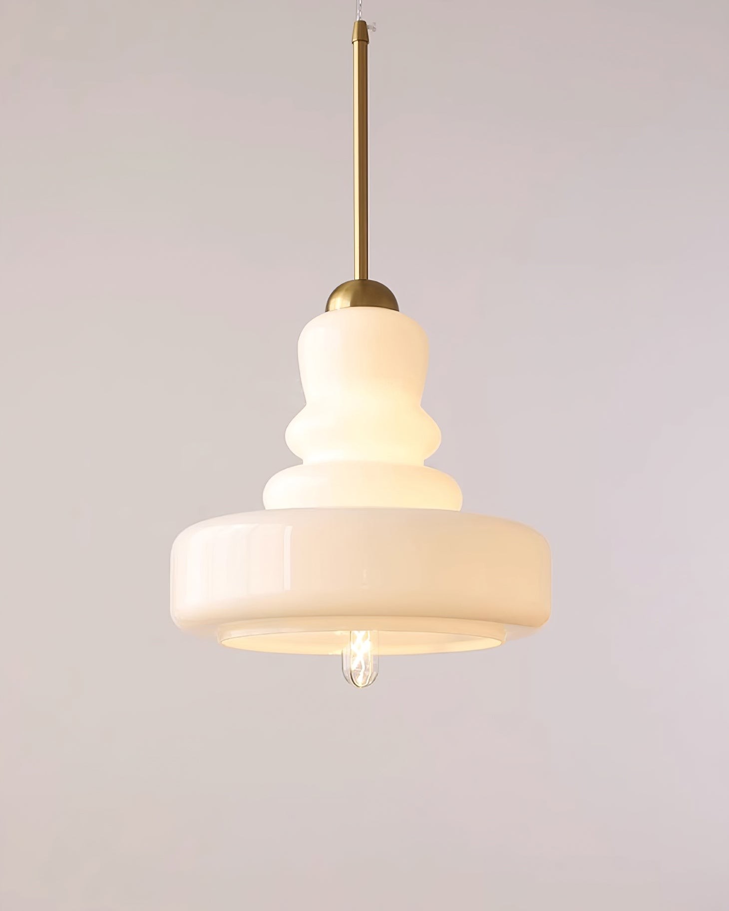 Mid Century Modern Gourd Glass Pendant Light M113