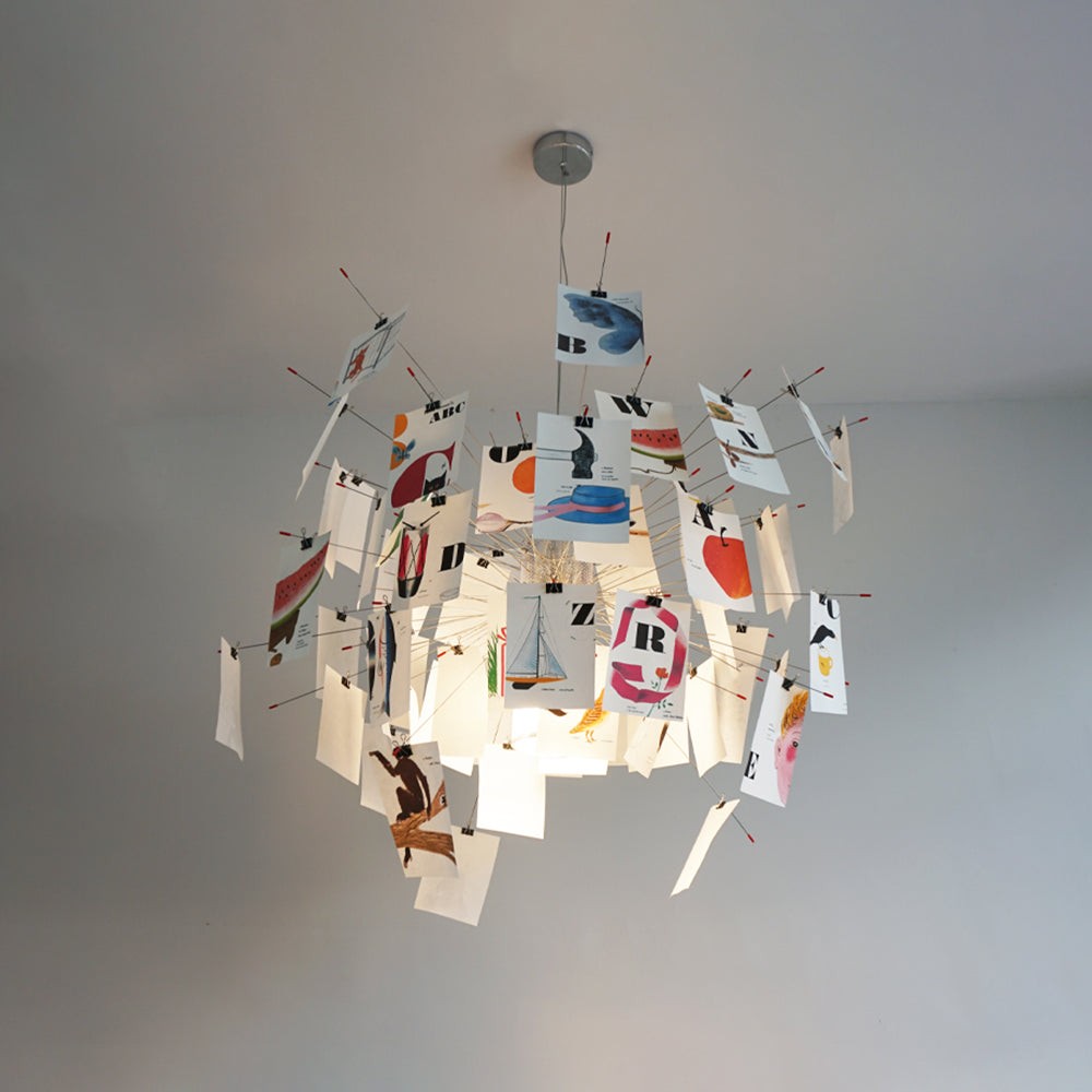 Renée Creative Picture Pendant Light Art Deco Bedroom Living Room T213