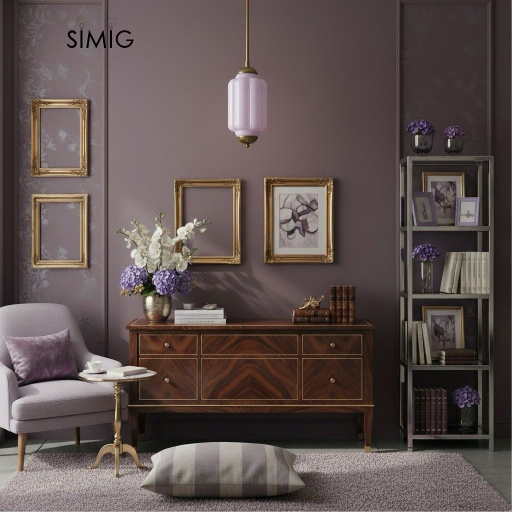 Eloise Vintage Glass Pendant Light - Elegant Pendant Lamp for Living Room G23