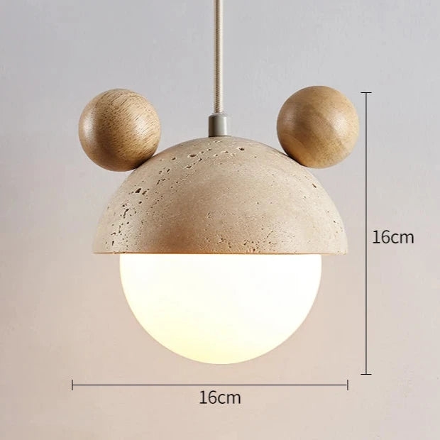 Travertine Micky Pendant Light T2154