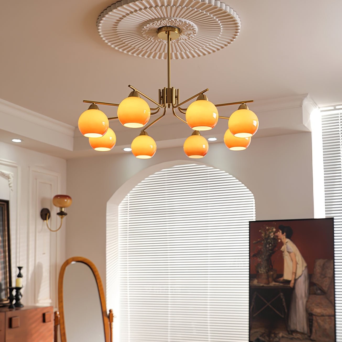 Creative Caramel Spherical Pendant Lamp M466
