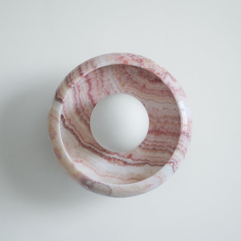 Bowl - Shaped Marble Wall Lamp P064