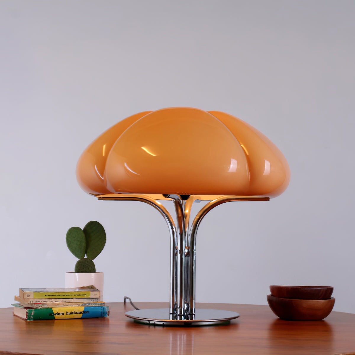 Creative Cluster Mushroom Shape Glass Table Lamp M17