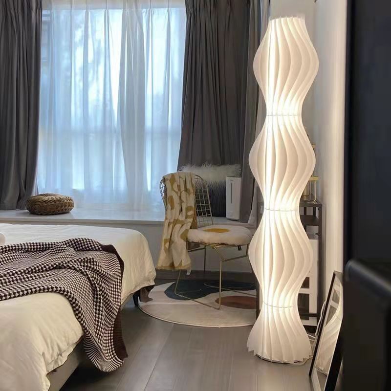 Modern Grass Skirt Vapor Floor Lamp for Living Room