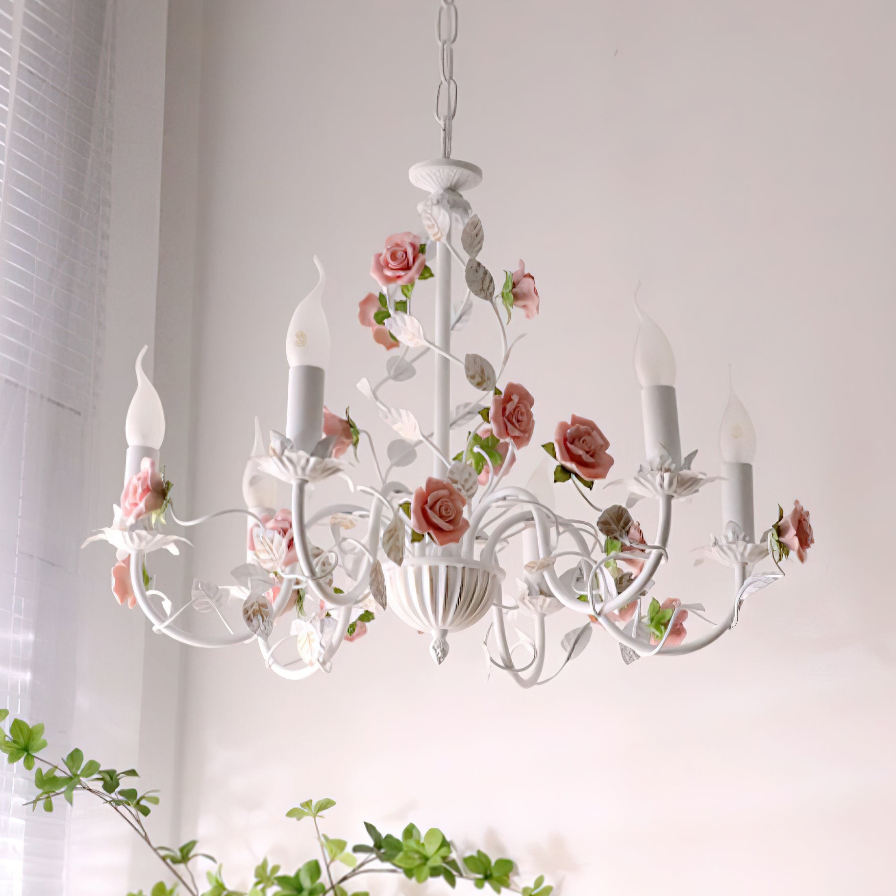 Rose Flowers Chandelier P060