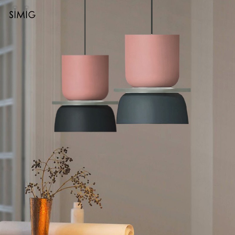 MACRI Color Block Nordic Pendant Light for Living Room
