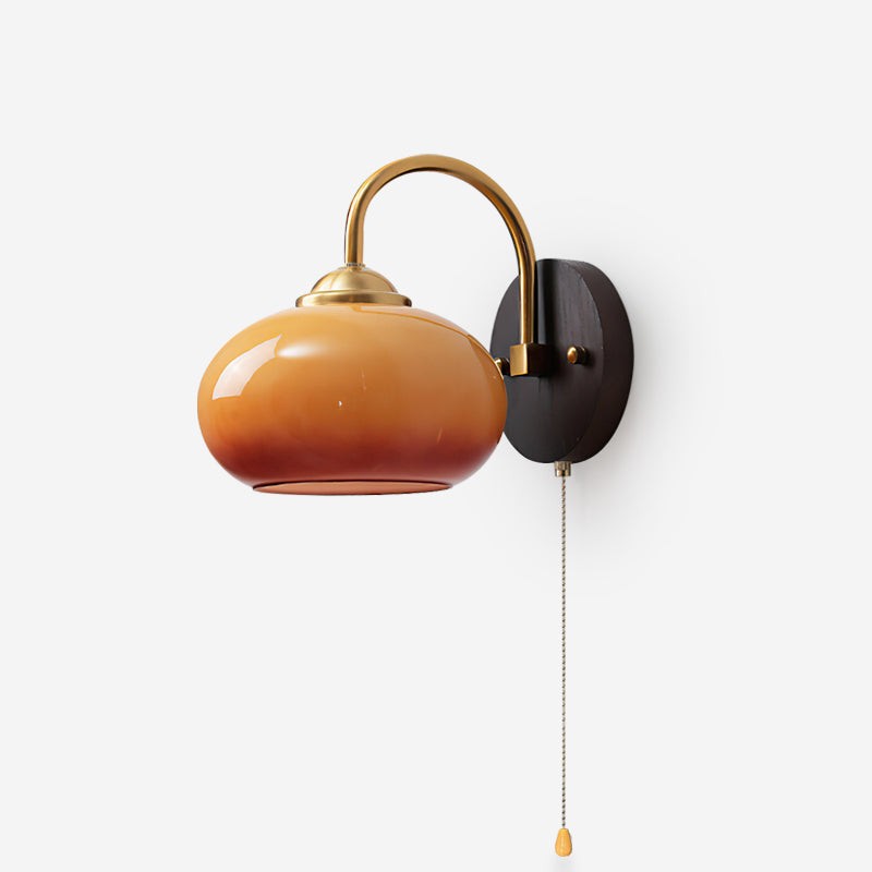 Cream Style Persimmon Wall Lamp P046