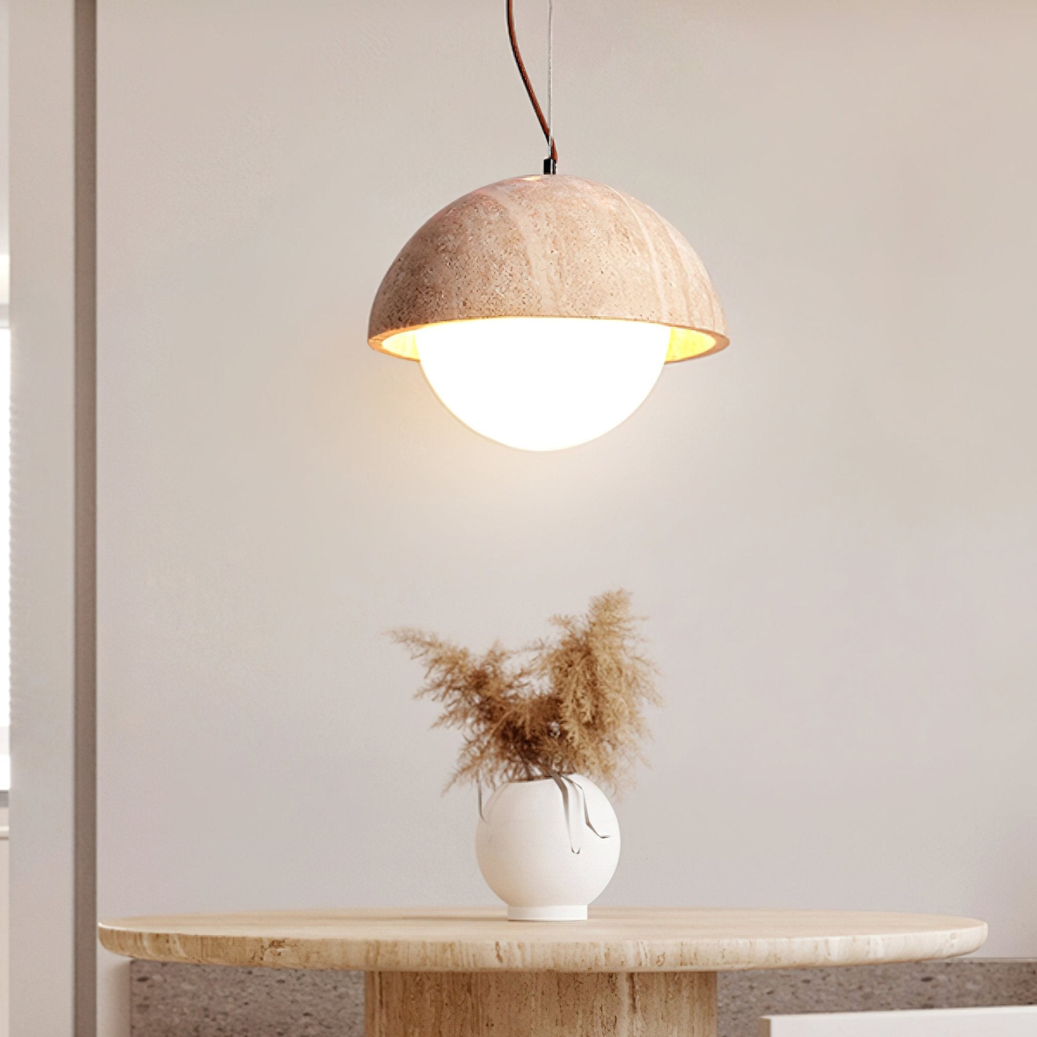 Split Sphere Pendant Light Sculptural Modern - Dining Room Lighting M560