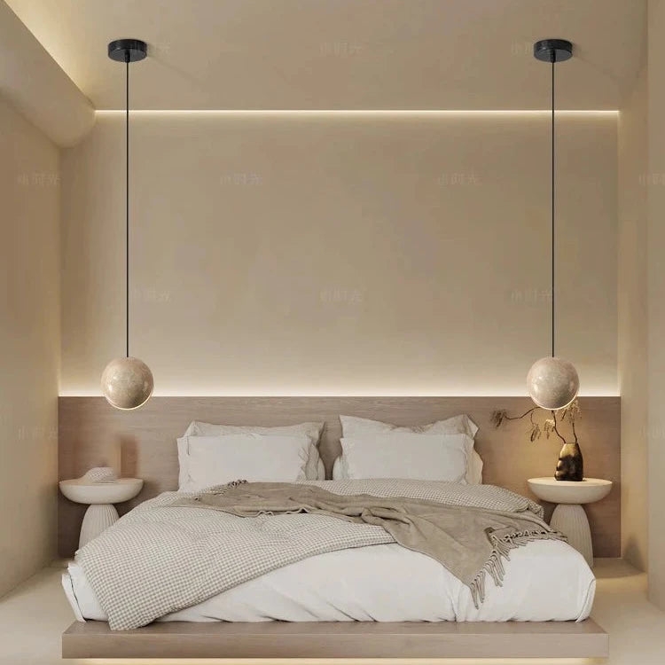 Travertine Lunar Chandelier T2142