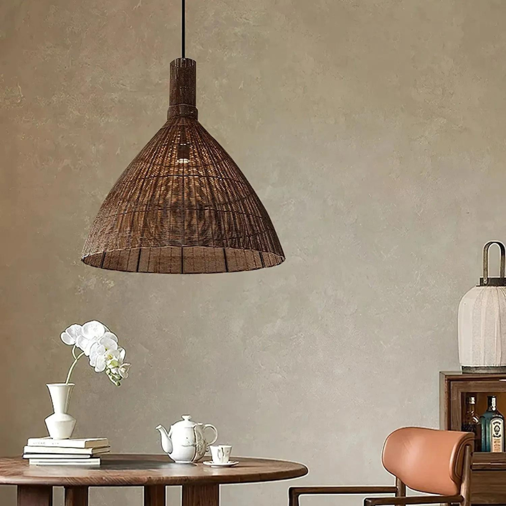The Rattan Essence of the Islands Pendant Light T2050