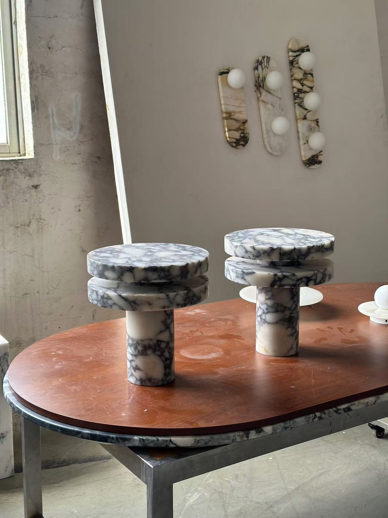 Pillar Marble Table Lamp T1791