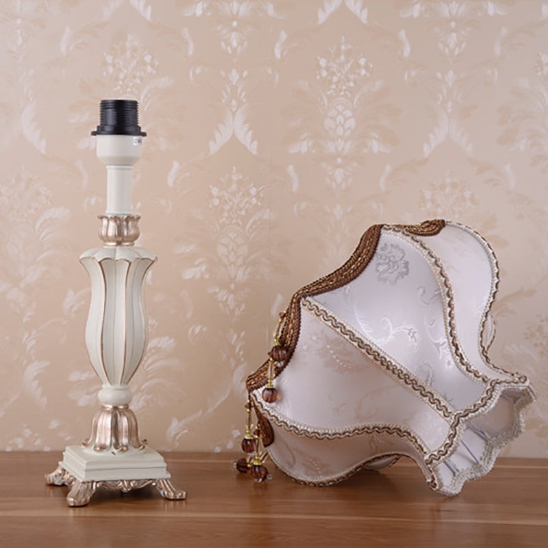 Palace Floral Resin Carved Base Table Lamp M500