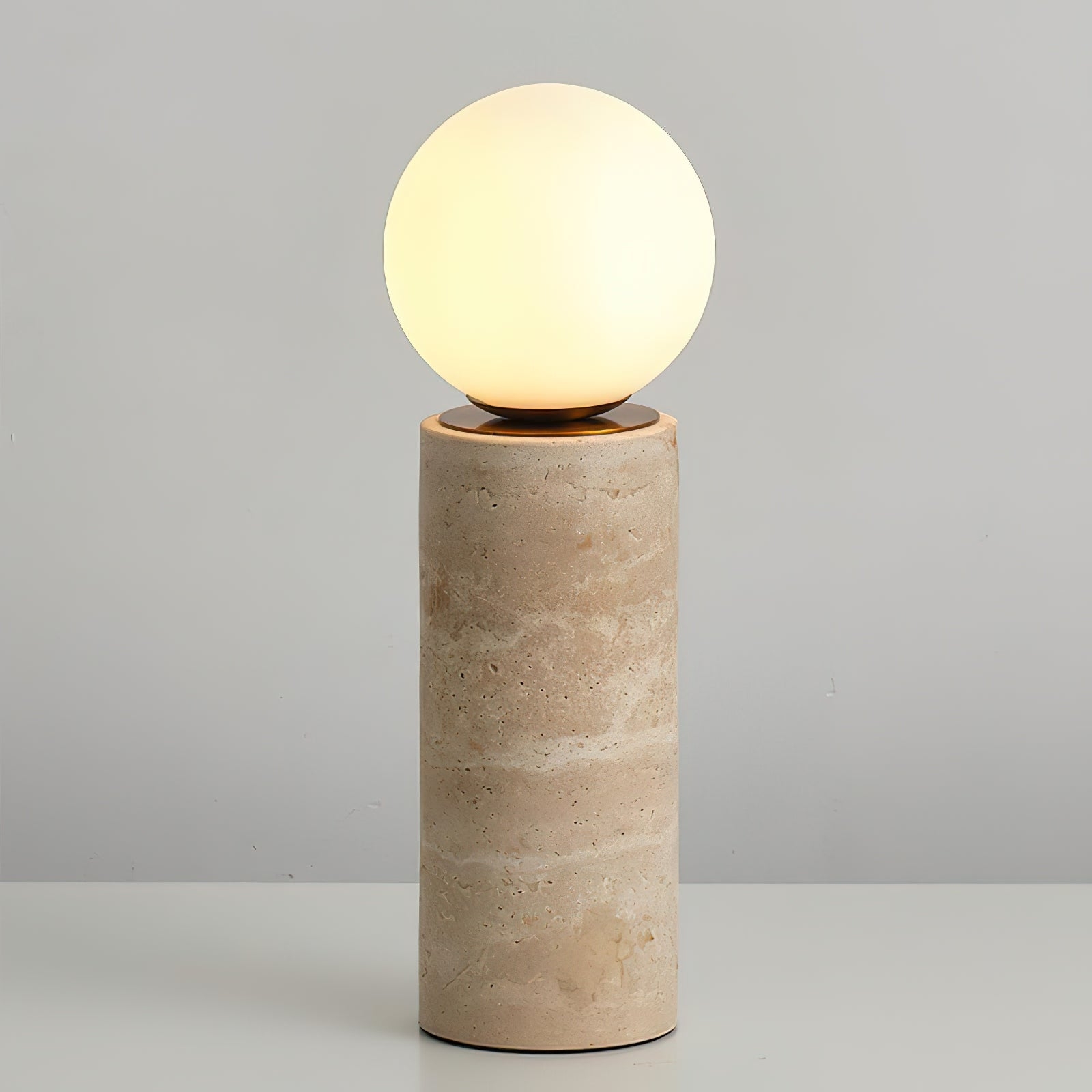 Core Travertine Table Lamp T1869