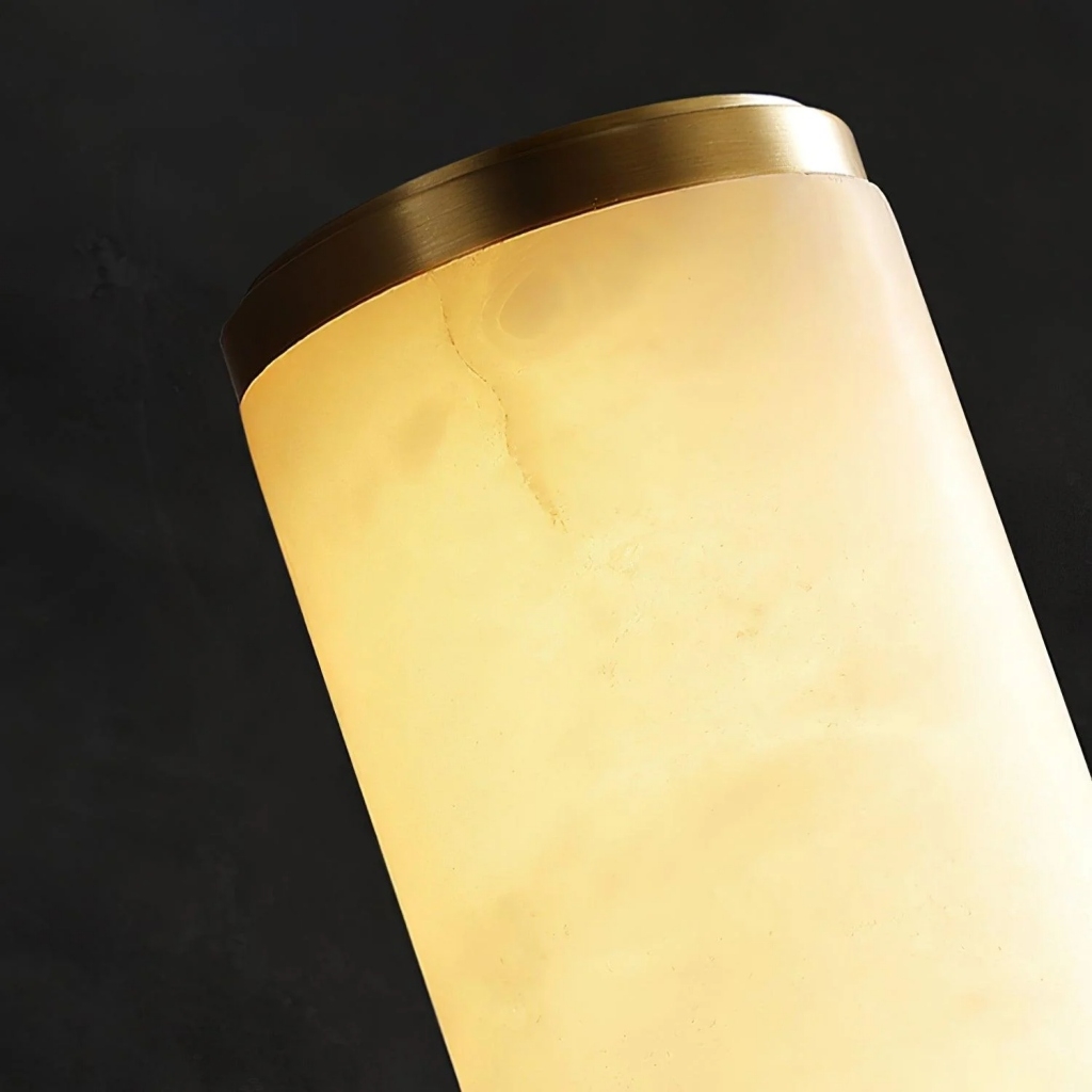 Solaryx Modern Alabaster Wall Lamp - Lighting for Bedroom Living Room T1146