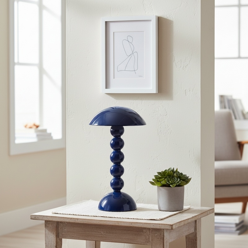 Modo LED Table Lamp - Orb-Stacked Base Mushroom Shade Perfect for Living Room or Bedroom T722