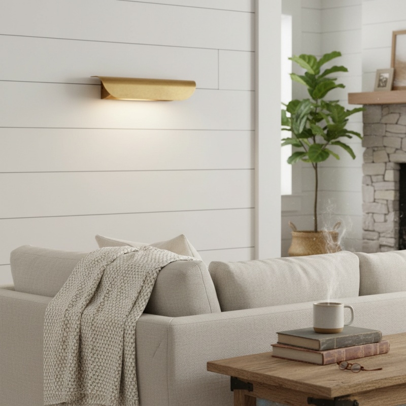 Hidra Modern Metal Wall Sconce - Minimalist Down-Light Sconce for Modern Homes T737
